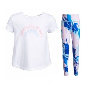 Girl’s t-shirt and leggings set